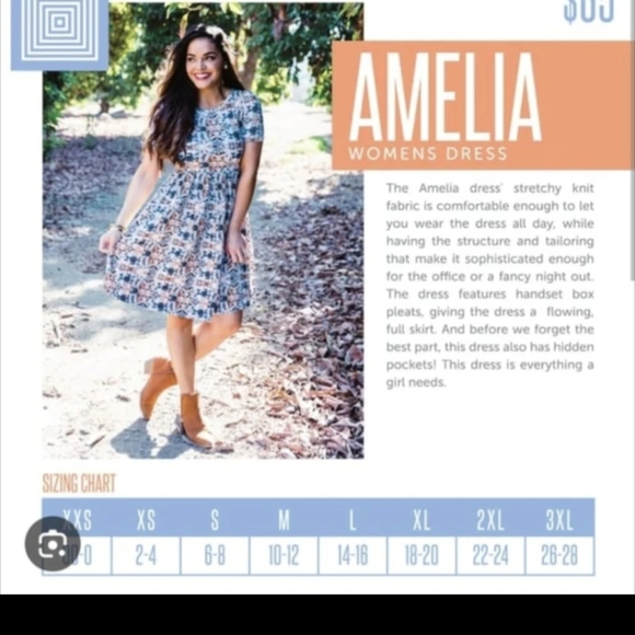 LuLaRoe Amelia XXS black with yellow flowers - Picture 6 of 10